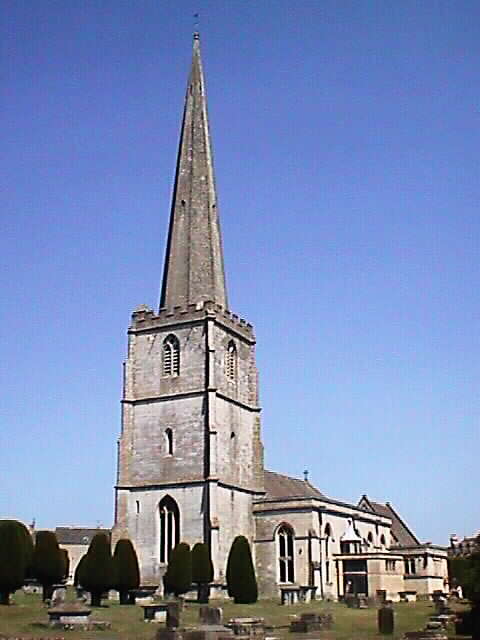 Painswick Church & a lot of Yews 